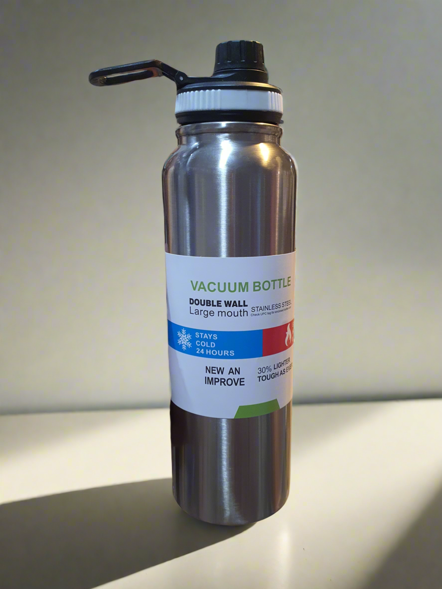 Vacuum Bottle 1300ml – Double Wall Stainless Steel, Hot & Cold