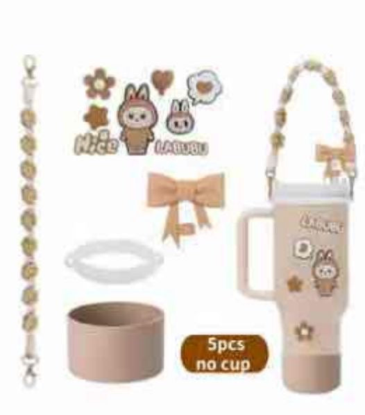 12-Piece Stanley Accessories Set – Labubu Character Edition