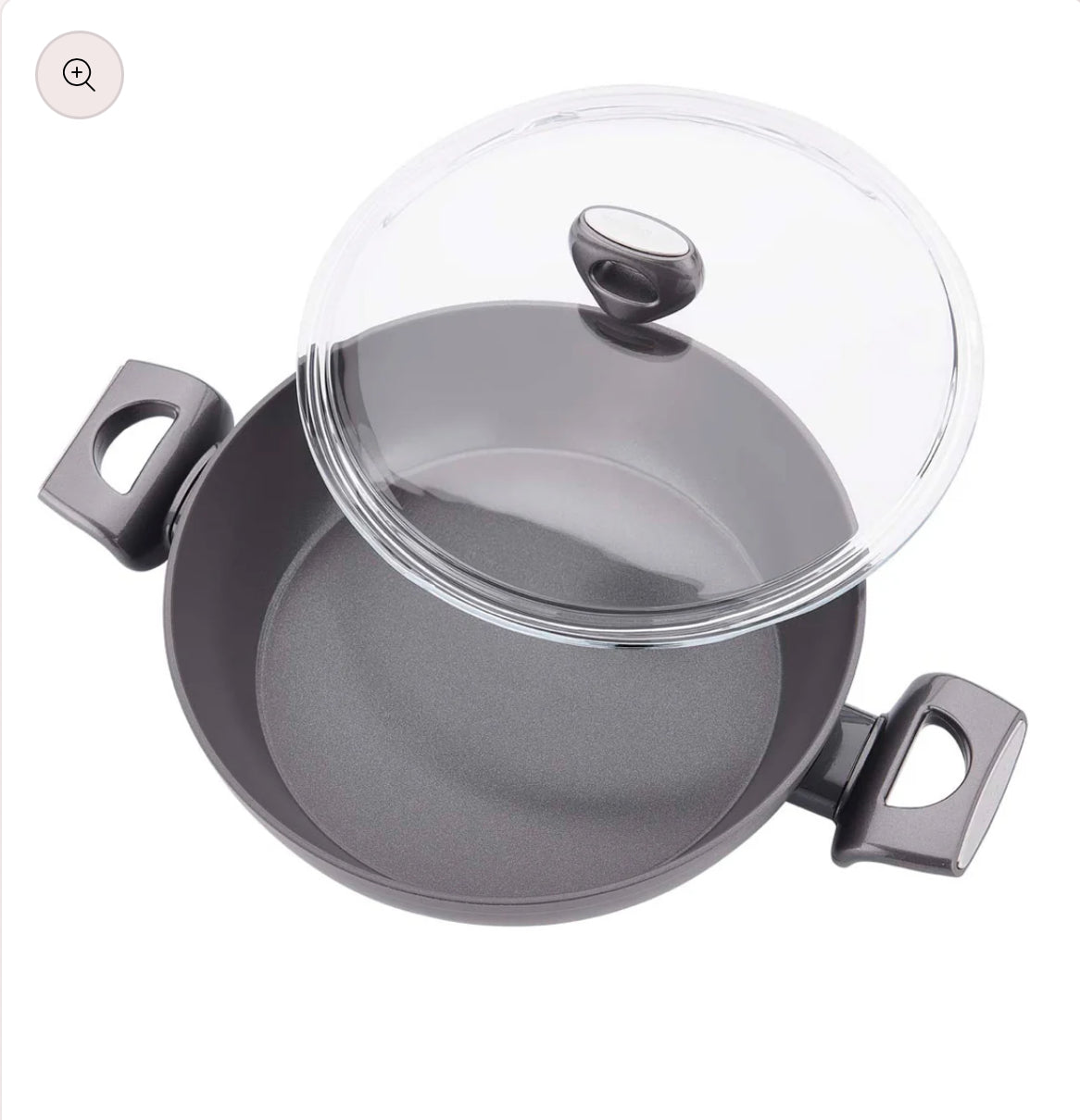 Korkmaz Nora Low Ceramic Casserole with Lid – A3935 (28x7 cm)