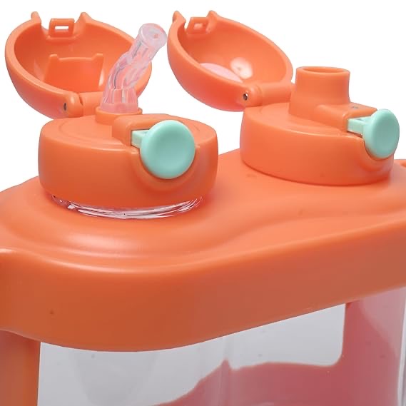 800ml Double Nozzle Water Bottle – Dual Sip Convenience