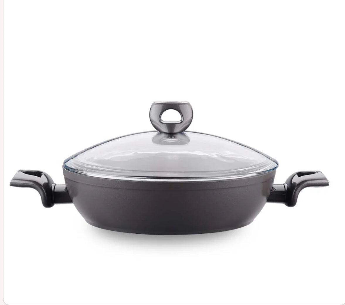 Korkmaz Nora Low Ceramic Casserole with Lid – A3935 (28x7 cm)