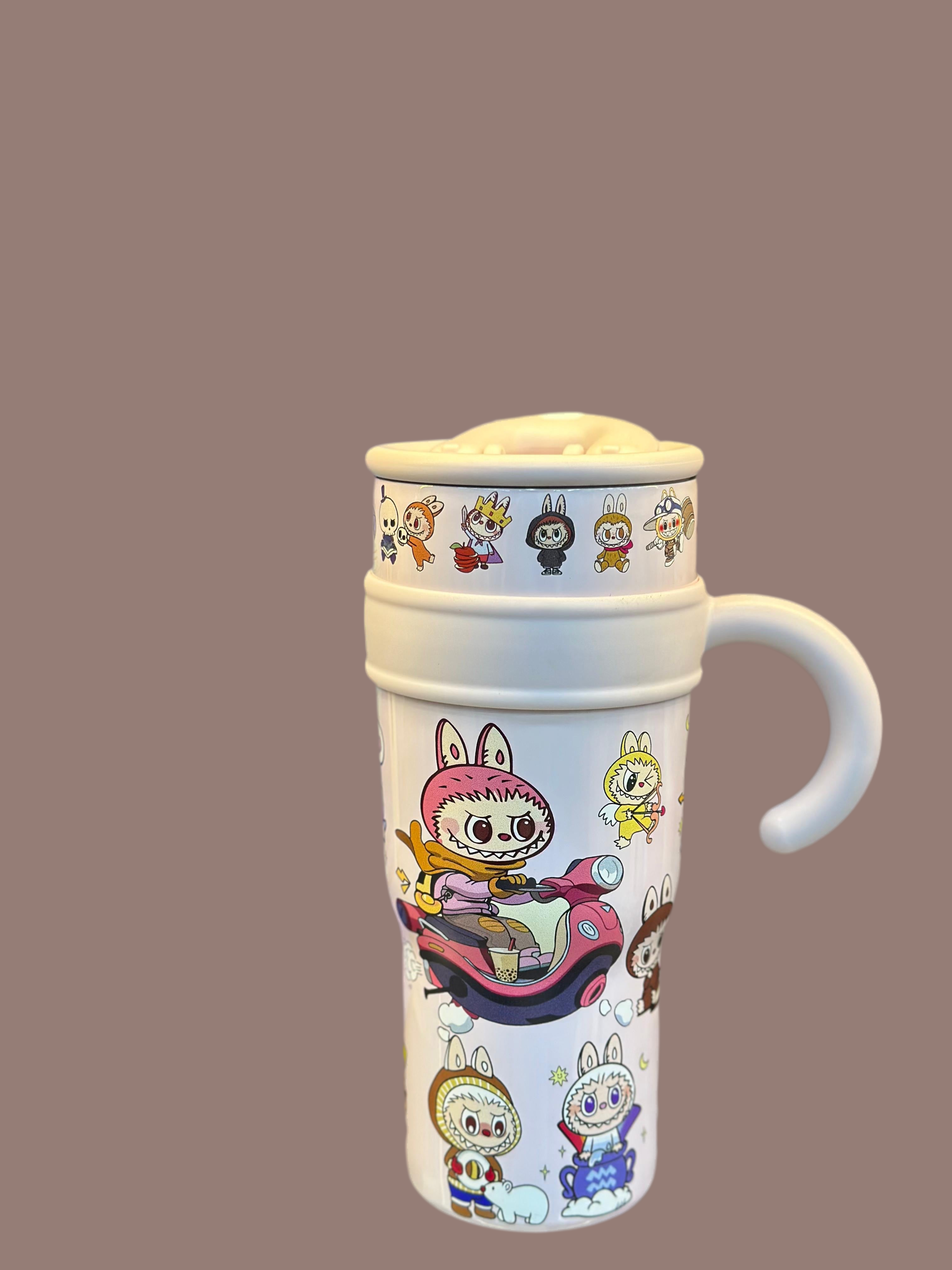 Labubu Theme Stainless Steel Tumbler – Trending Cute Hydration