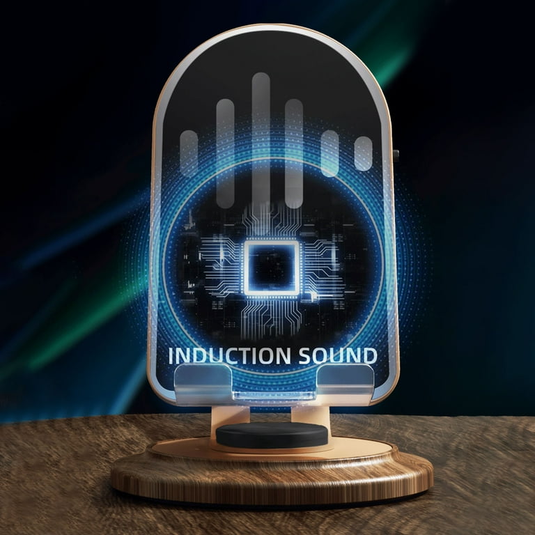360° Rotatable Wireless Induction Bracket Speaker – With Phone Holder & Power Bank
