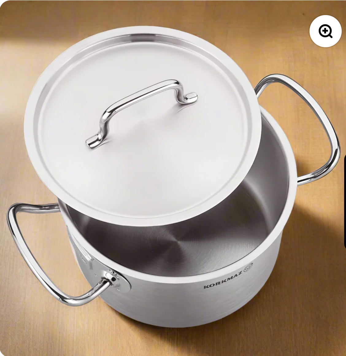 Korkmaz Proline Gastro Short Casserole 12x12 Satin – 1.3L (A2740)