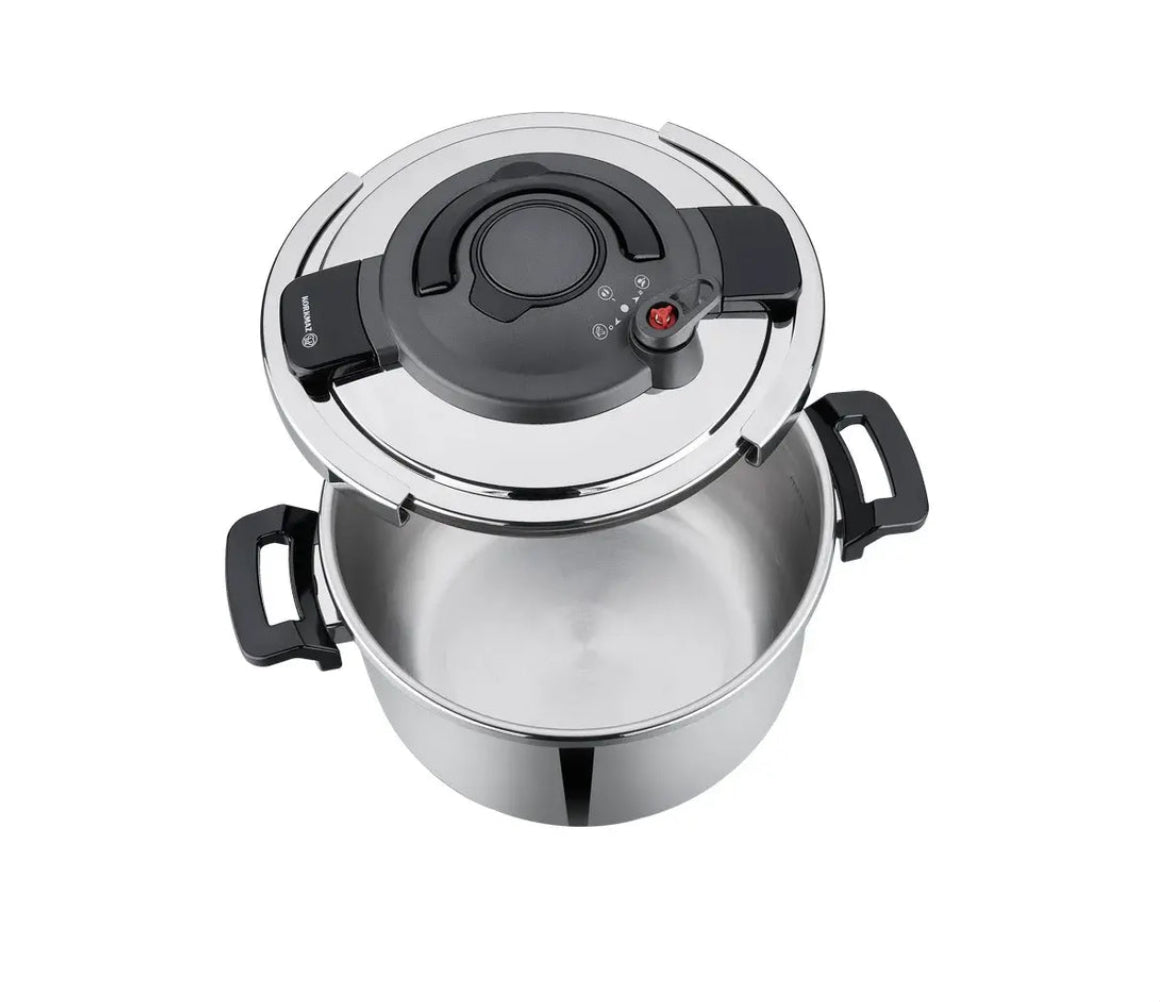 Korkmaz Alessa 10L Pressure Cooker – A173-02 Heavy-Duty Stainless Steel
