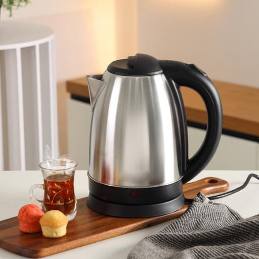 1.8L Stainless Steel Electric Kettle – With Box