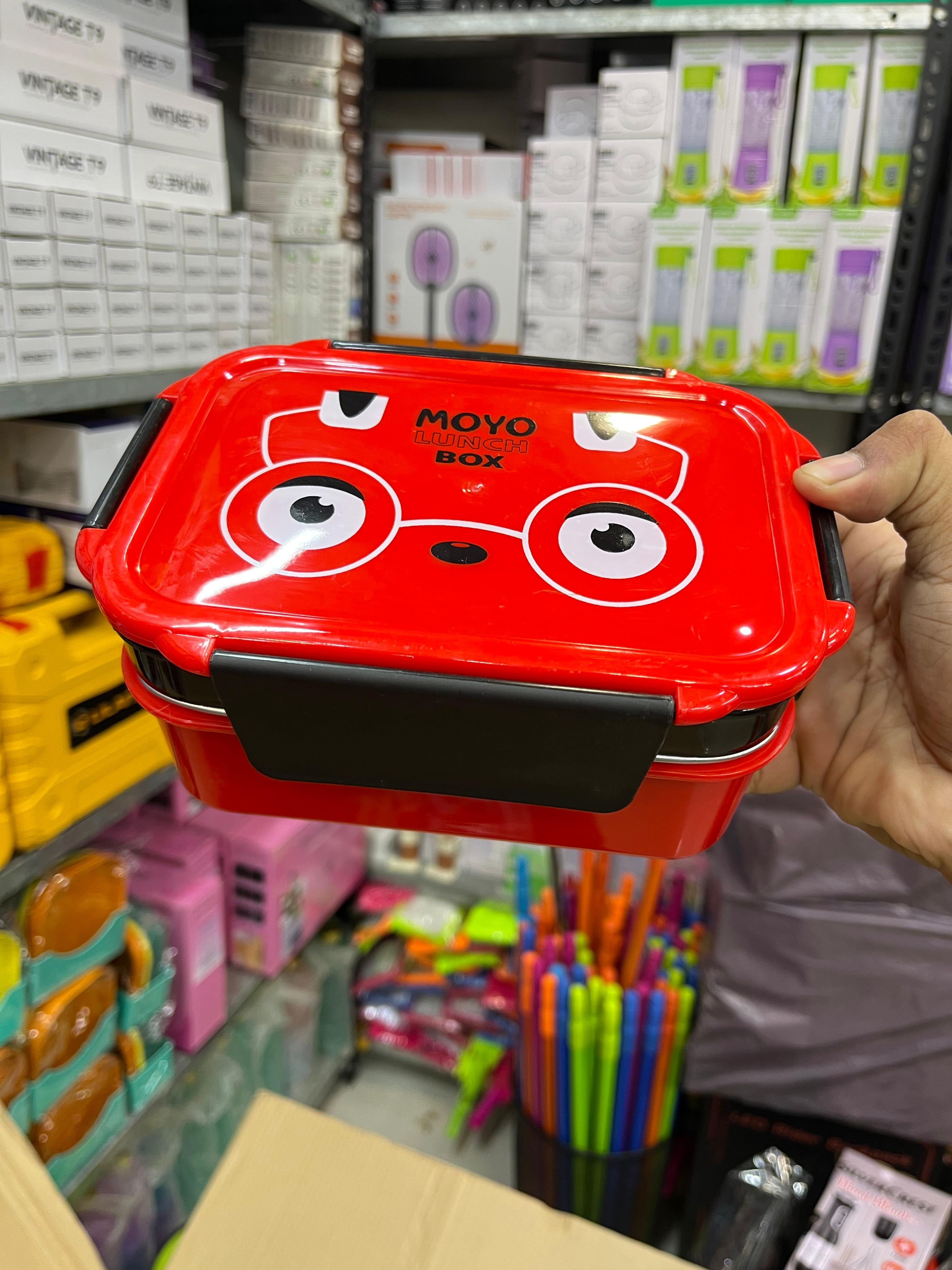 Moyo Double Decker 304 Stainless Steel Kids Lunch Box – Compact & Durable