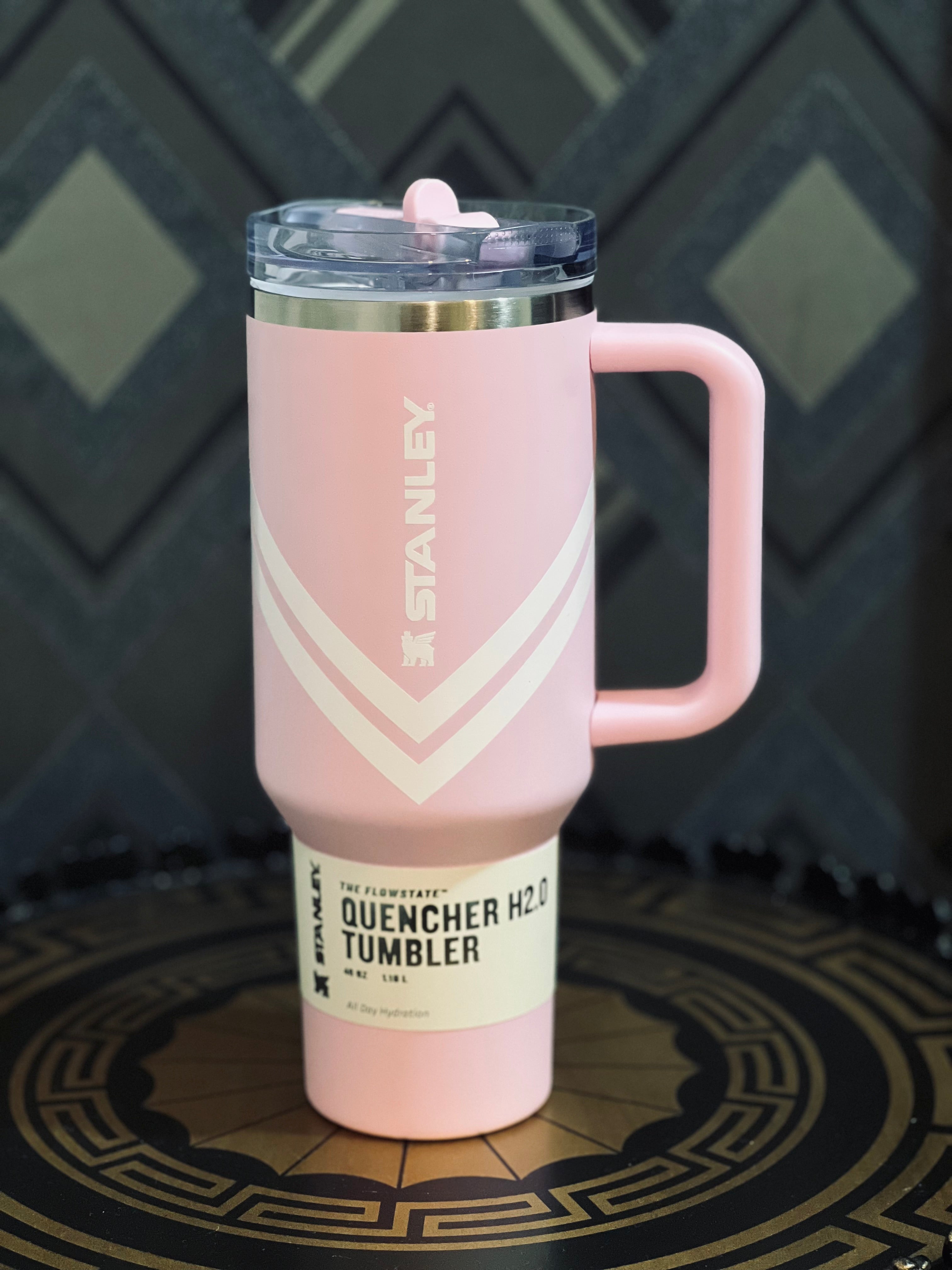 Plumeria Chevron Stanley Tumbler