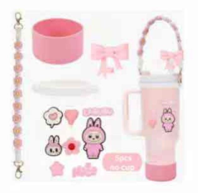 12-Piece Stanley Accessories Set – Labubu Character Edition