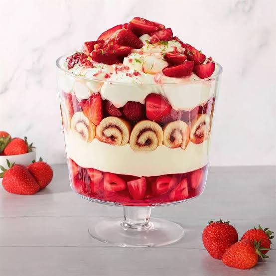4L Glass Trifle Bowl